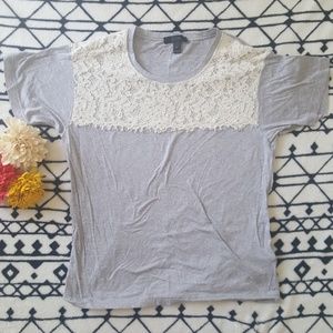 NWOT J.Crew Floral Lace Top